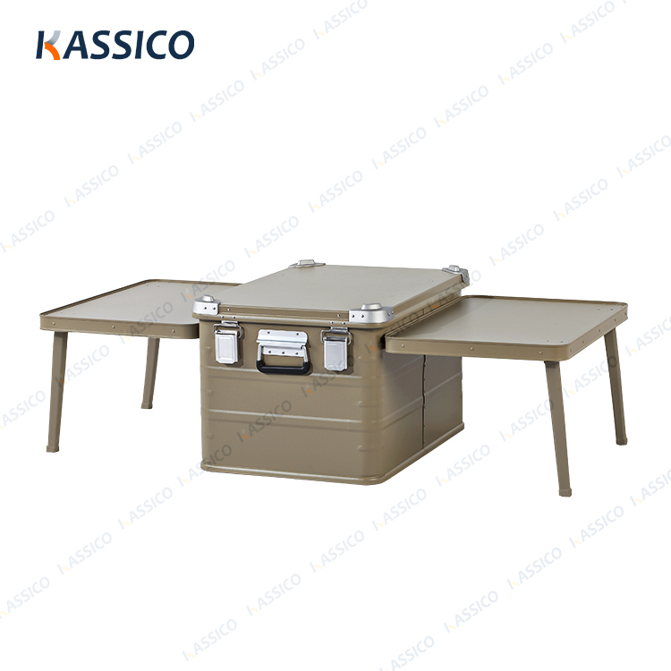 Outdoor-Camping-Kochstation, Aluminium-Küchenboxen