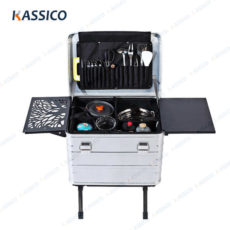 Tragbare Aluminium-Camping-Küchen-Chuckbox