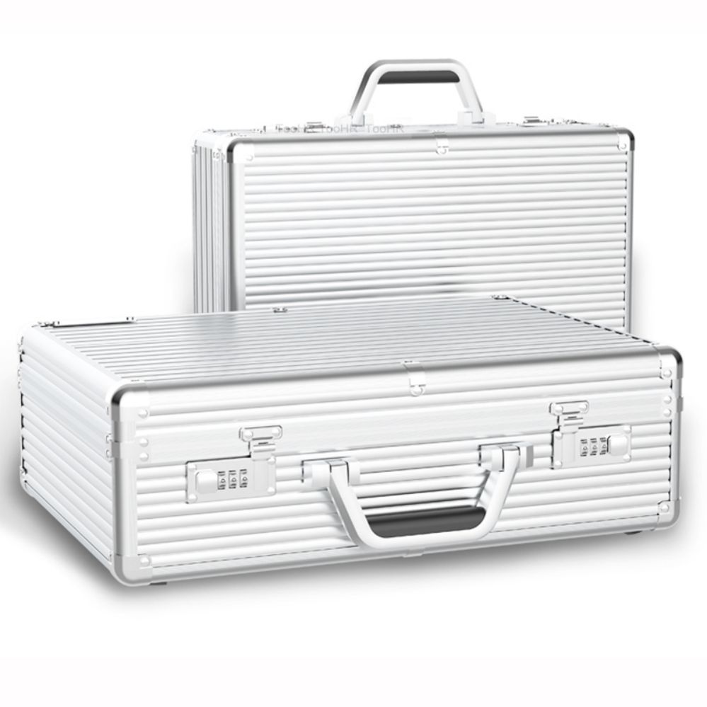 Aufbewahrungsbox für Kameraobjektive aus Aluminium, Aktentasche mit Passwortsperre