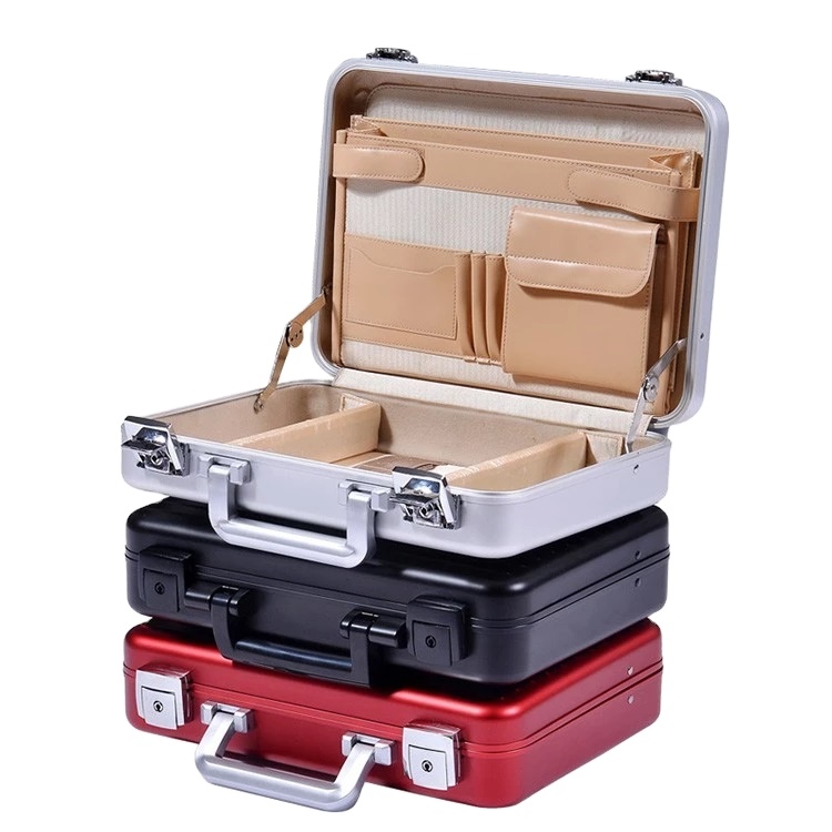 Aktenkoffer aus hartem Aluminium, Transportbox für Kamerainstrumente
