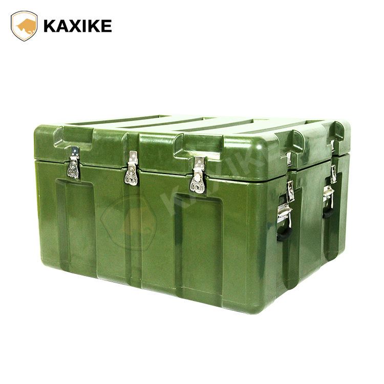 Militärische Aufbewahrungsbox aus Hartplastik im Rotationsformverfahren