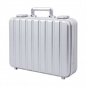 Robuste Anwaltsbox aus Magnesium-Aluminium, Vitrine