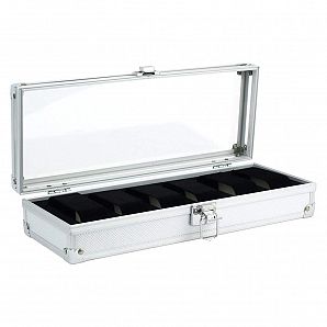 Aluminiumvitrine mit Acrylplatte