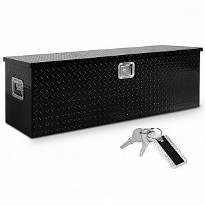 48 Zoll schwarze Hochleistungs-Allzwecktruhe aus Aluminium