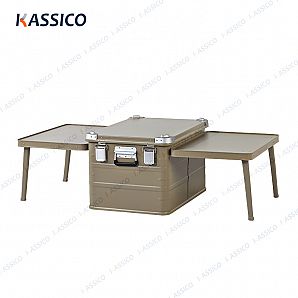 Outdoor-Camping-Kochstation, Aluminium-Küchenboxen