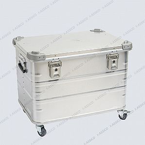 Aluminium Transport- und Lagerboxen mit Rädern