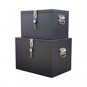 Haushalts hardware lagerung box mit schloss, outdoor toolbox, eisen blatt box, verdickt große rechteckige lagerung eisen