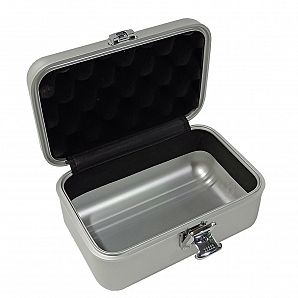Aluminium-Kleinkoffer mit Schaumstoffpolsterung