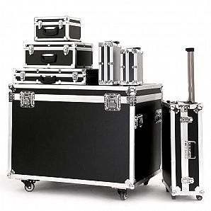Maßgefertigtes Flightcase mit Aluminiumrahmen für Instrumente und Ausrüstung