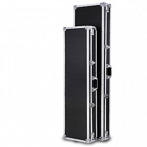 Langer Instrumenten-Flugkoffer aus Aluminium