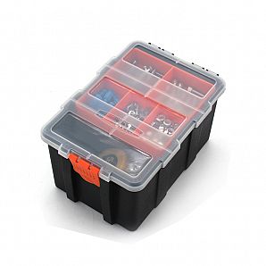 Organizer für elektronische Teile aus Kunststoff