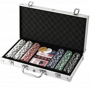 Luxus Pokerset Aluminium Chipkoffer